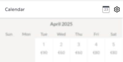 VRBO Calendar step 2